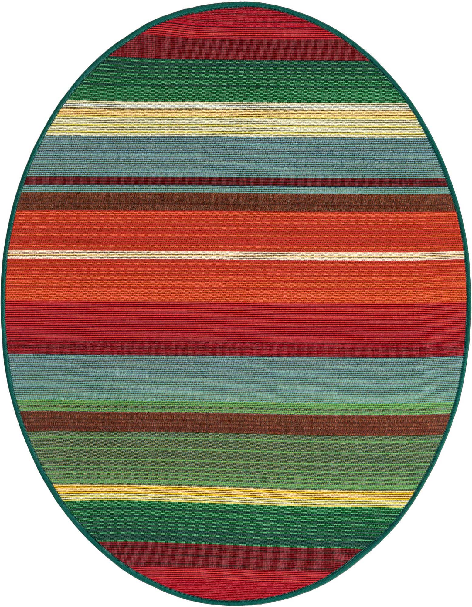 3' x 3' Easy-Clean Modern Indoor / Outdoor Round Rug