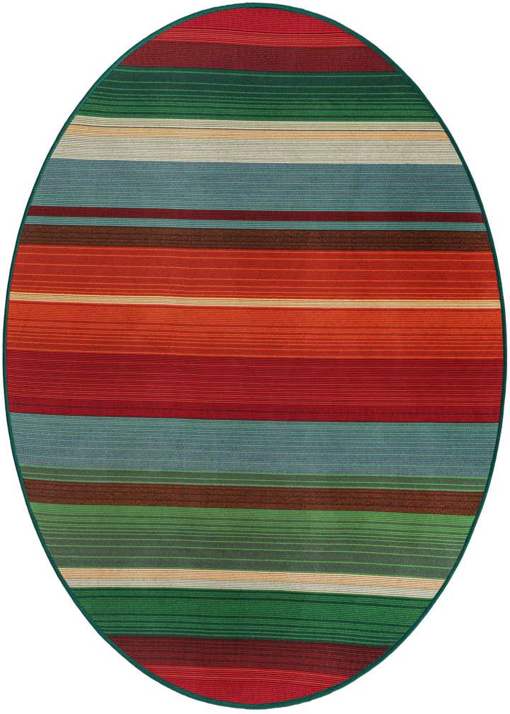 4' x 4' Easy-Clean Modern Indoor / Outdoor Round Rug