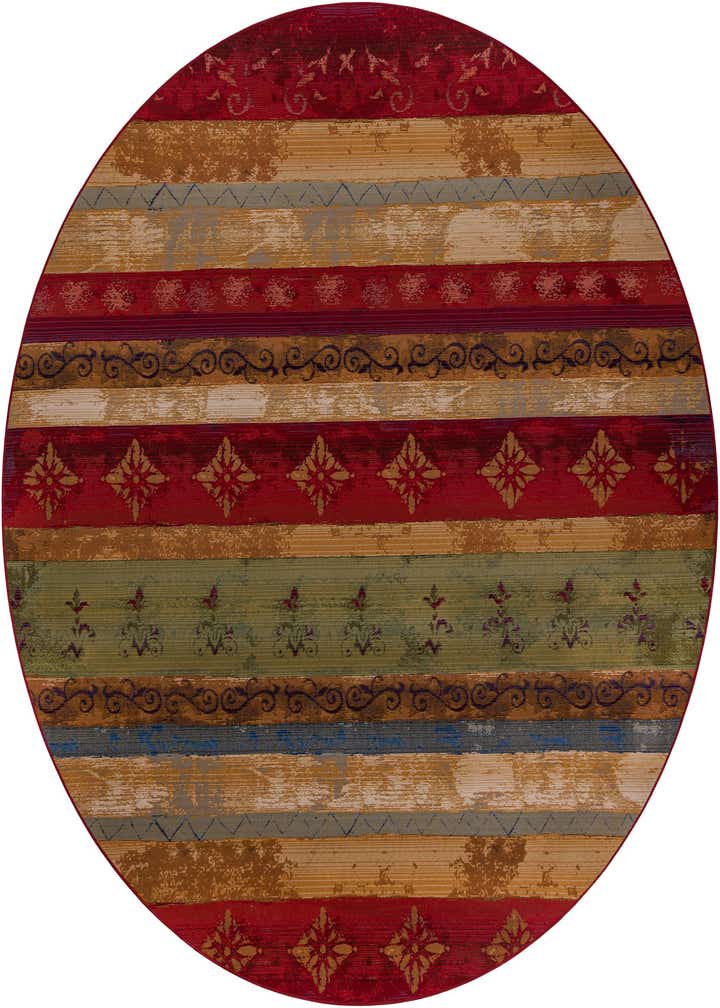 10' x 10' Easy-Clean Modern Indoor / Outdoor Round Rug