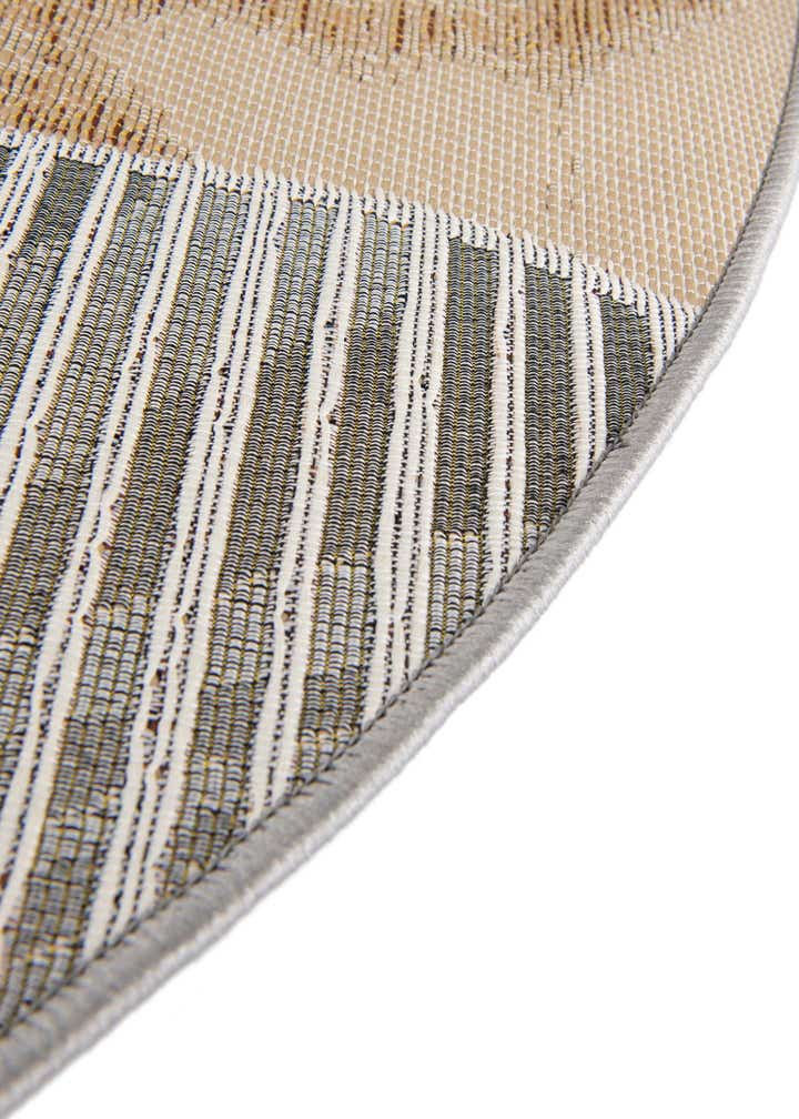 10' x 10' Easy-Clean Modern Indoor / Outdoor Round Rug