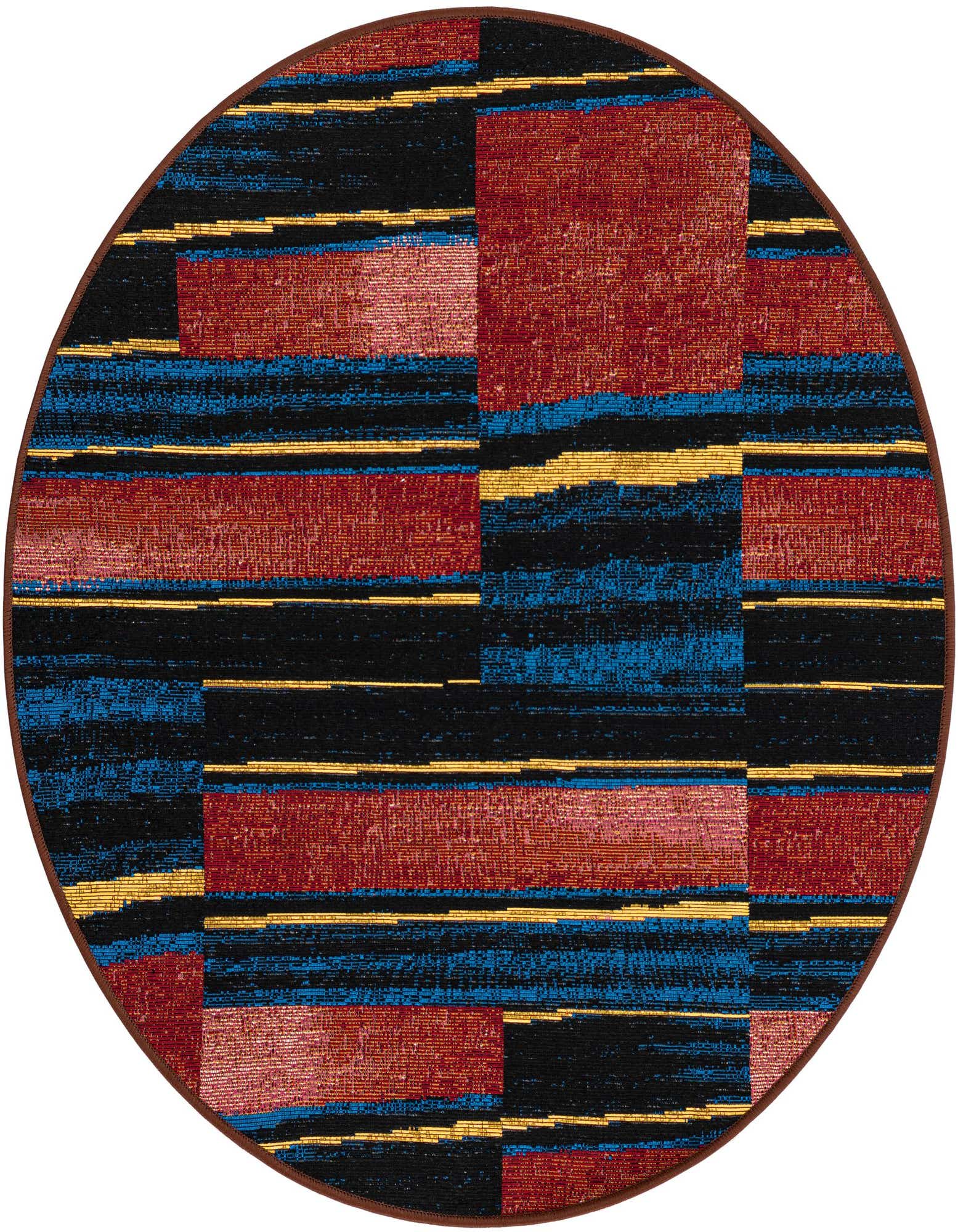3' x 3' Easy-Clean Modern Indoor / Outdoor Round Rug
