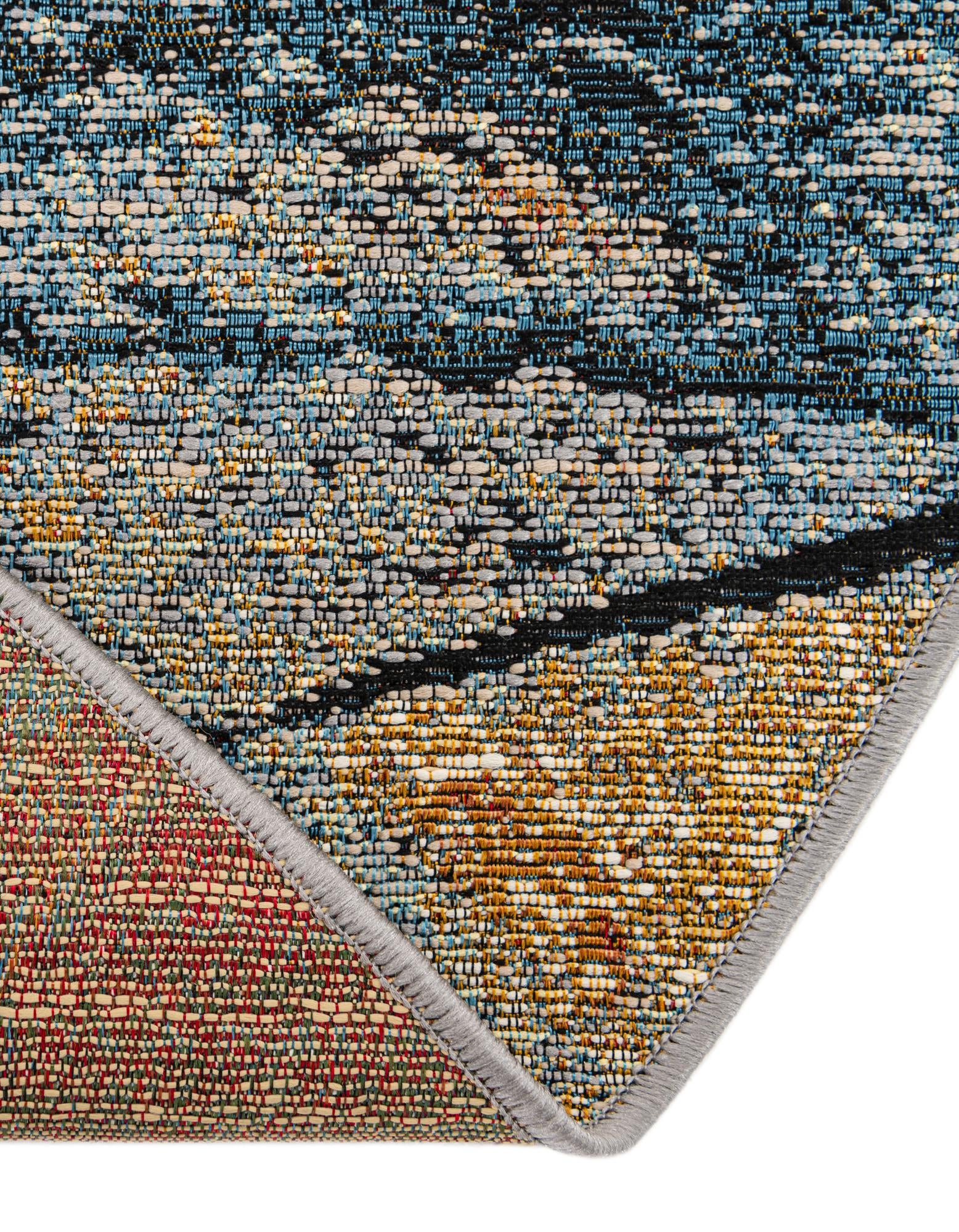 7' 10 x 7' 10 Easy-Clean Modern Indoor / Outdoor Round Rug