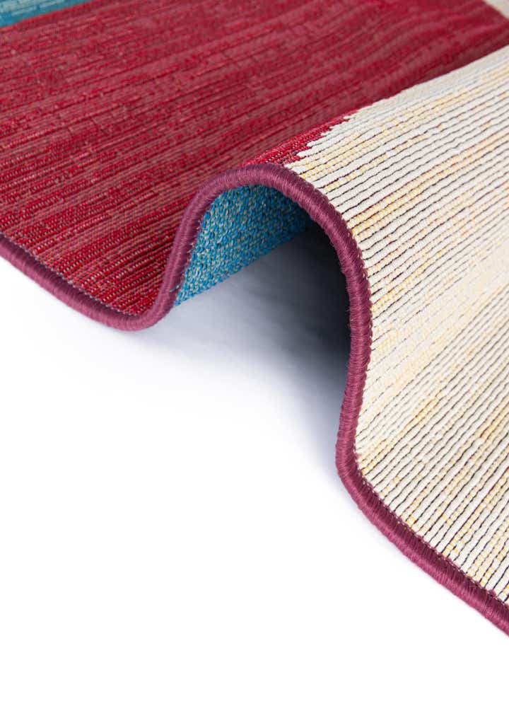 7' 10 x 7' 10 Easy-Clean Modern Indoor / Outdoor Round Rug