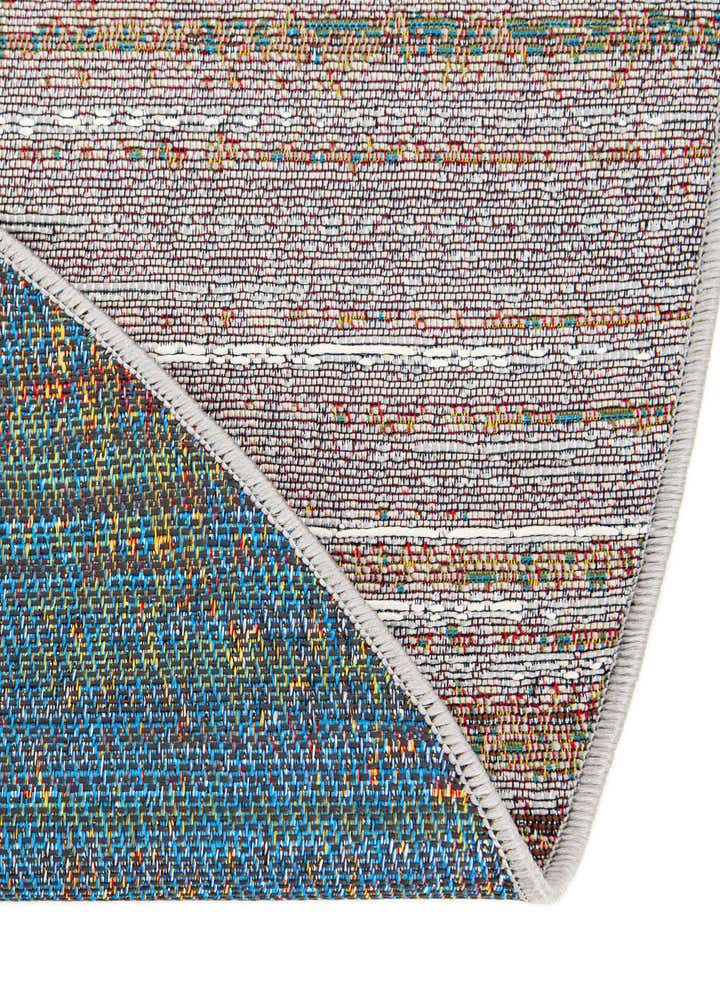 3' x 3' Easy-Clean Modern Indoor / Outdoor Round Rug