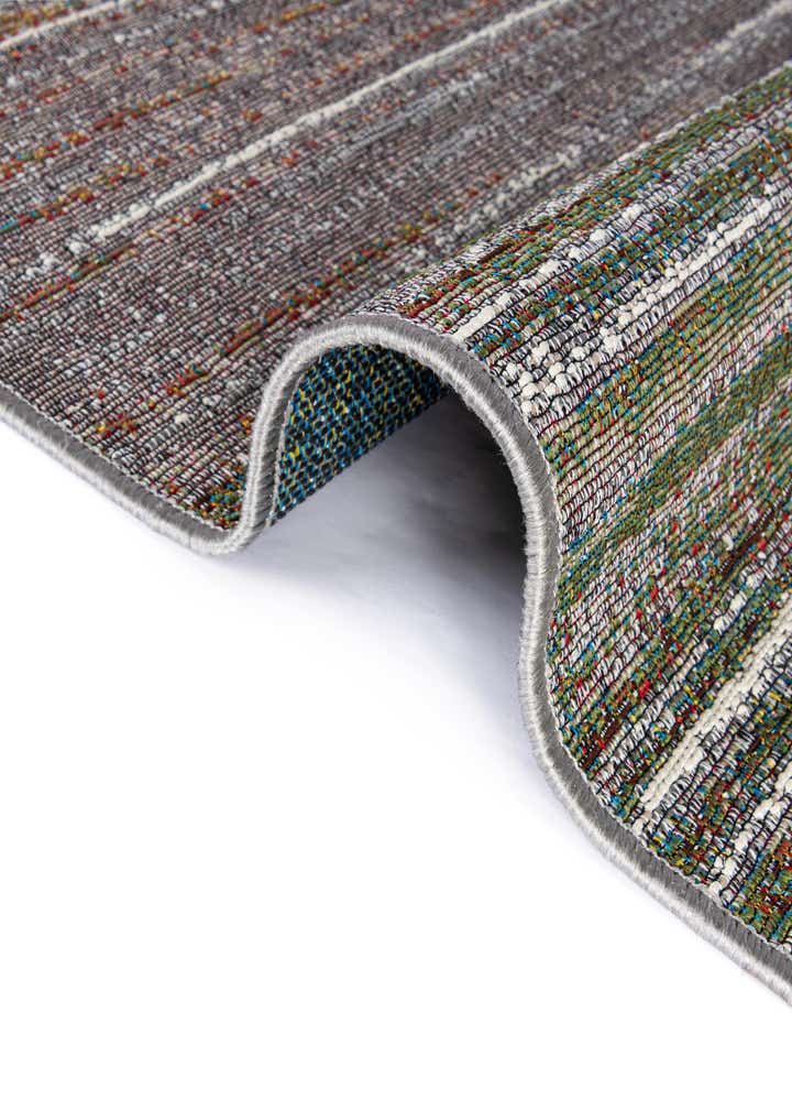 3' x 3' Easy-Clean Modern Indoor / Outdoor Round Rug