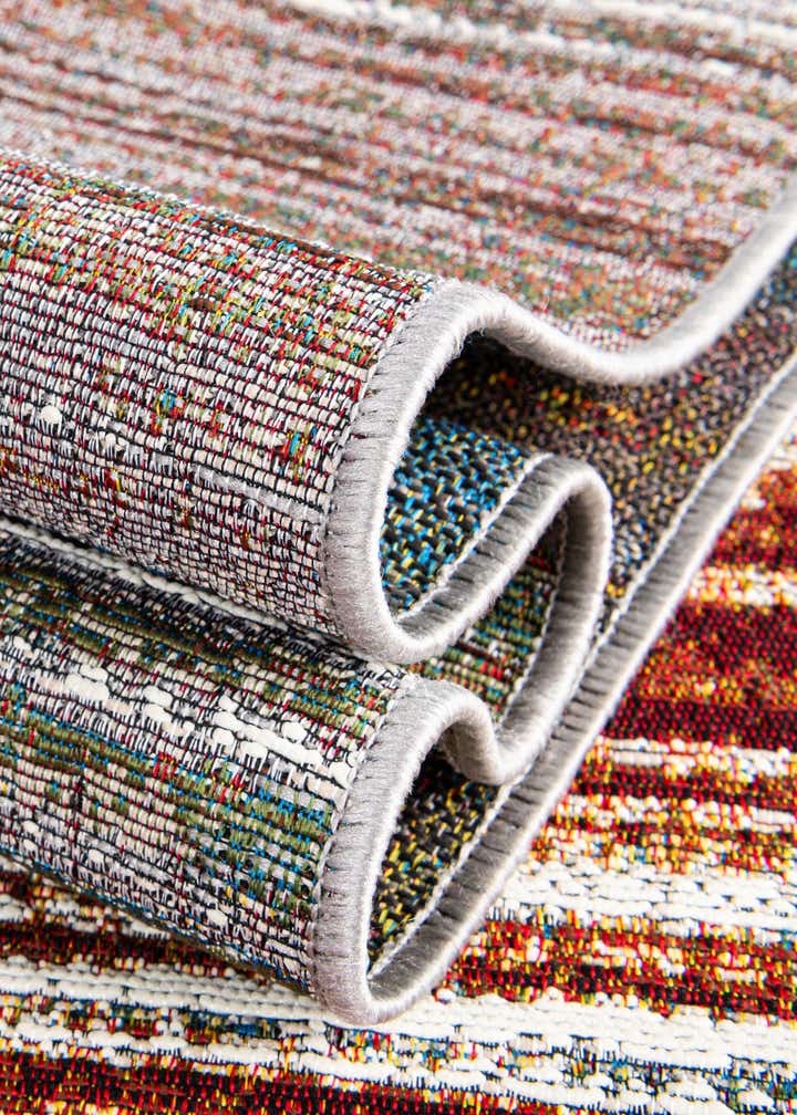 3' x 3' Easy-Clean Modern Indoor / Outdoor Round Rug