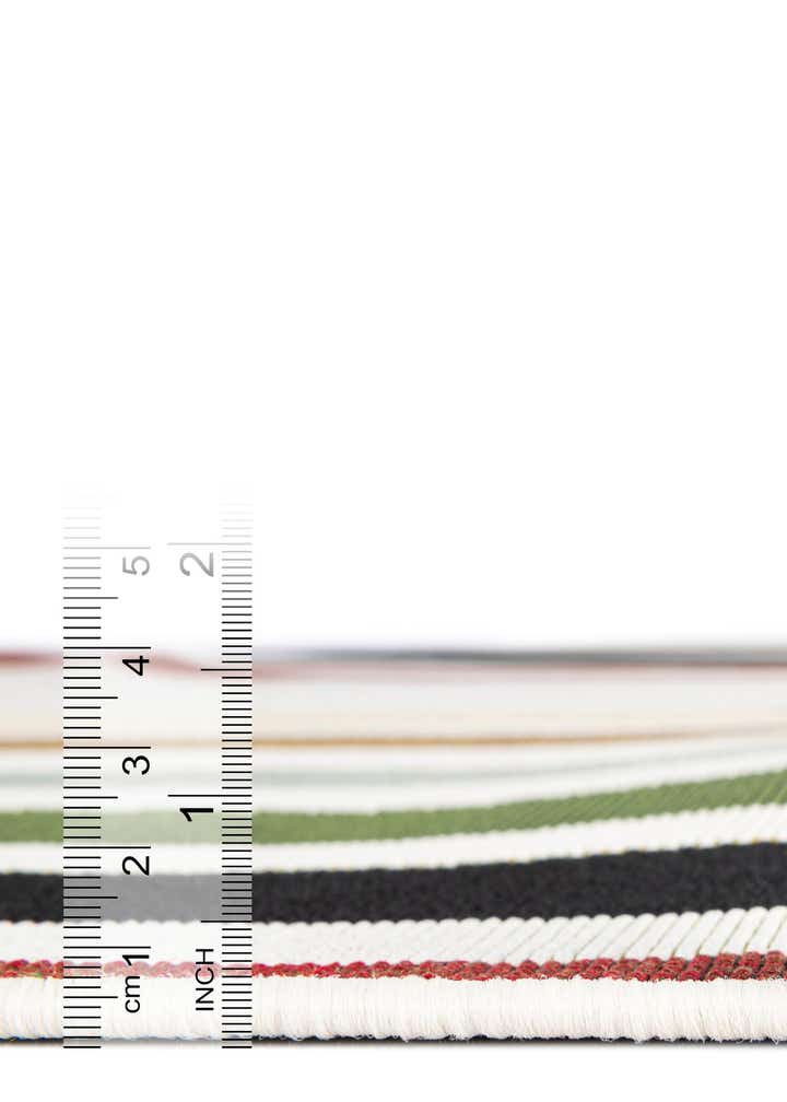 3' x 3' Easy-Clean Modern Indoor / Outdoor Round Rug