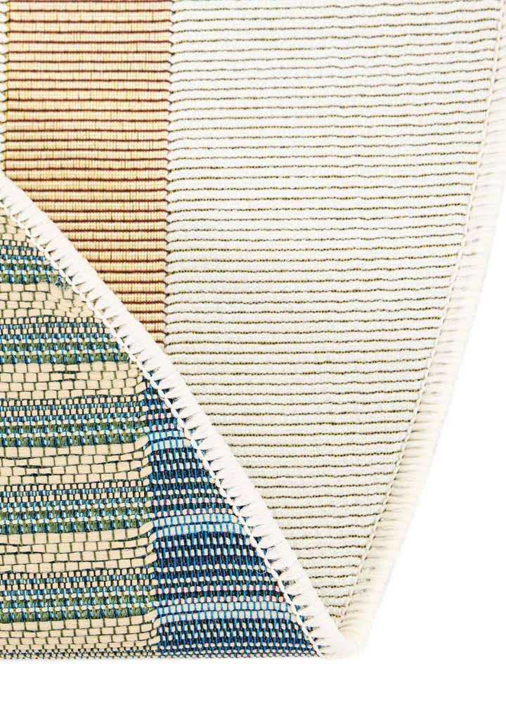 3' x 3' Easy-Clean Modern Indoor / Outdoor Round Rug