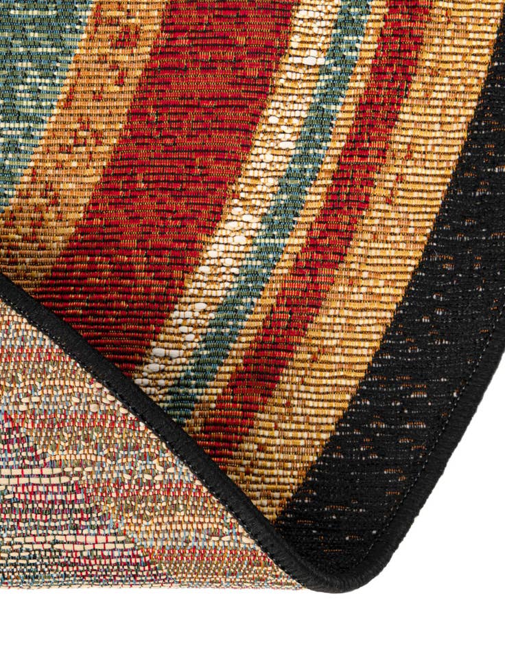 Detail image of 7' 10 x 7' 10  Washable Modern Indoor / Outdoor Round Rug