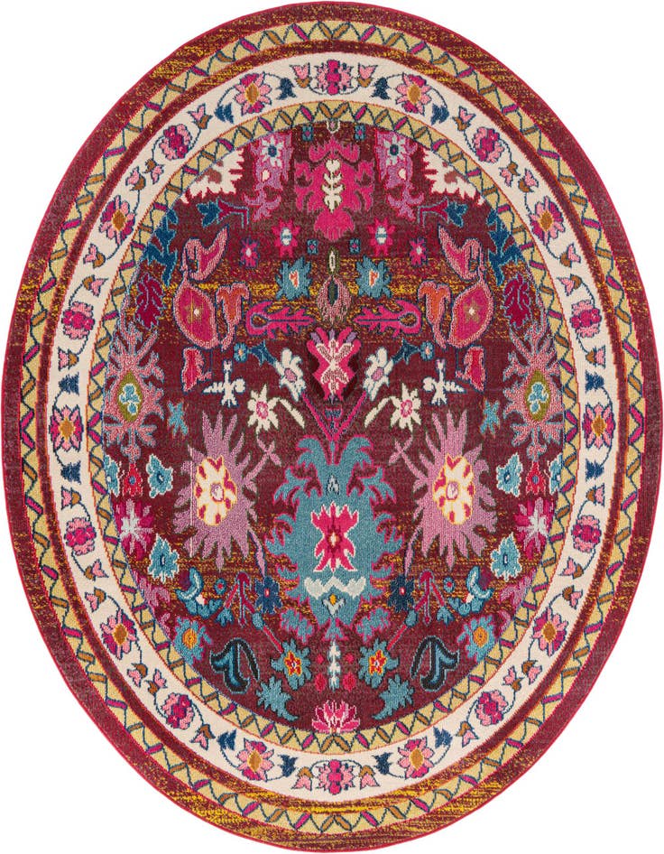 Detail image of 8' x 8' Washable Palazzo Round Rug