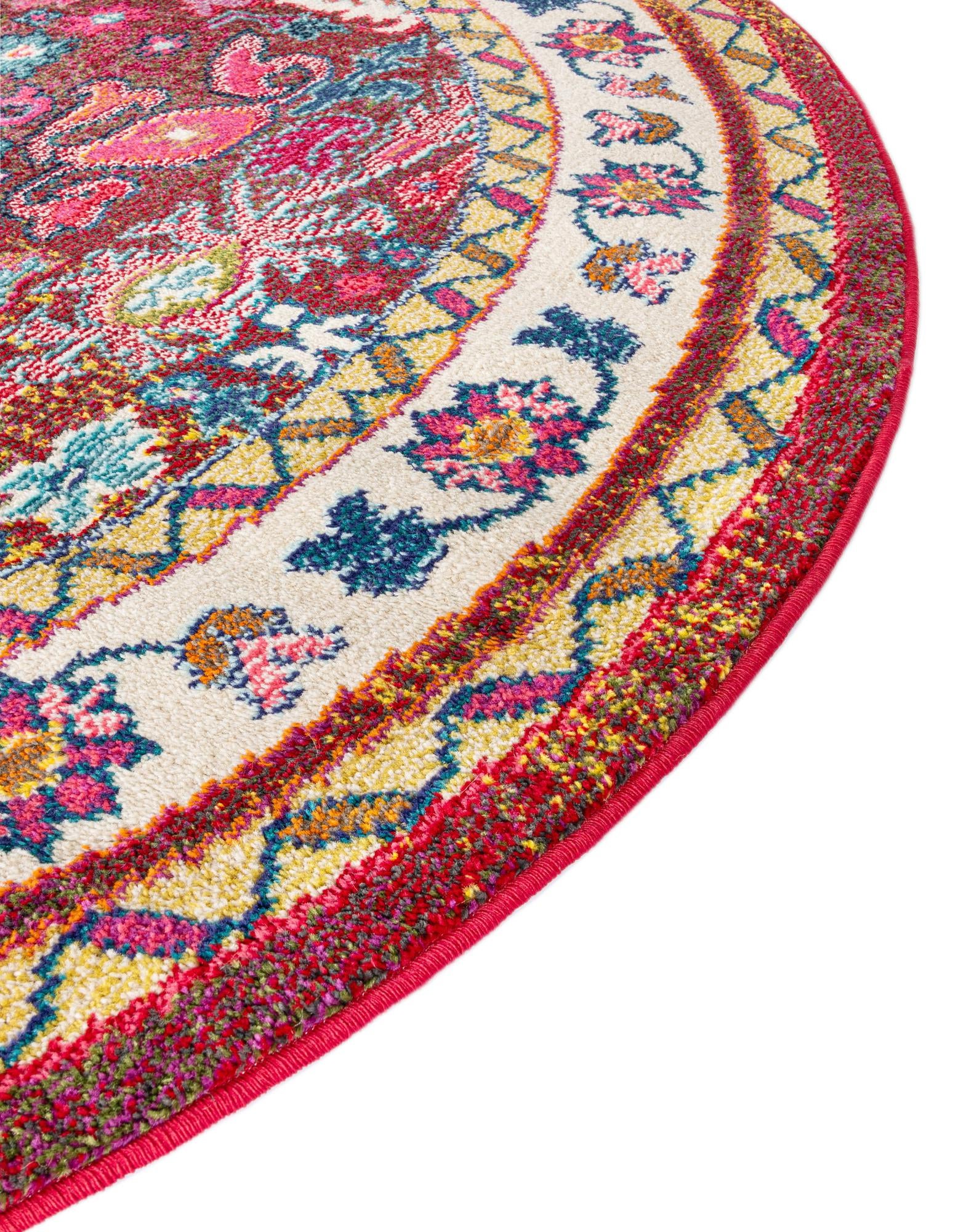 6' x 6' Washable Palazzo Round Rug