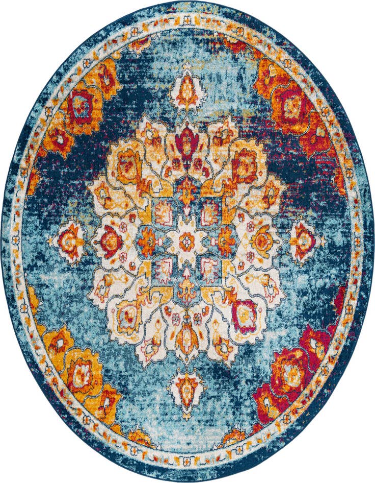 Detail image of 7' 10 x 7' 10 Parker Round Rug