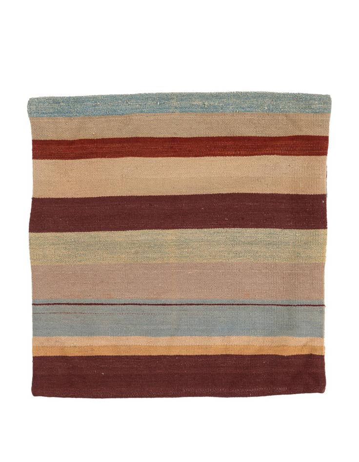 Detail image of 2' 5 x 2' 5 Hand Woven Pillow Wool Round Rug