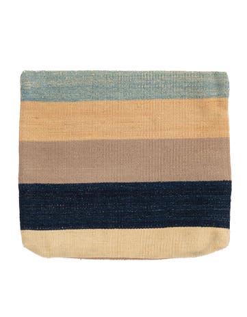 1' 5 x 1' 5 Hand Woven Pillow Wool Round Rug