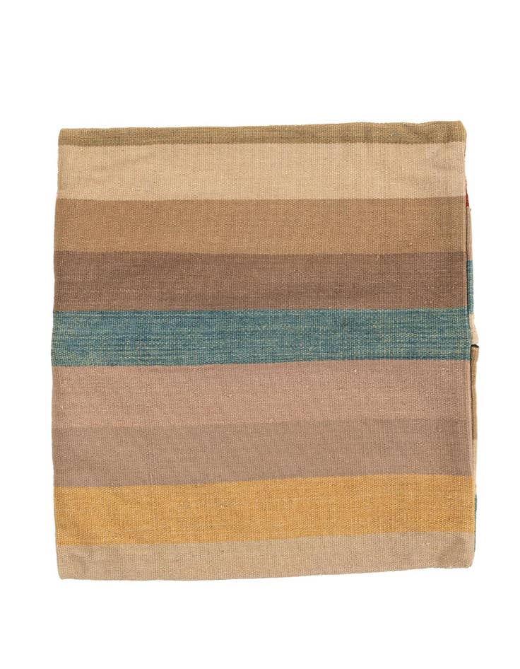 Detail image of 2' 3 x 2' 5 Hand Woven Pillow Wool Round Rug