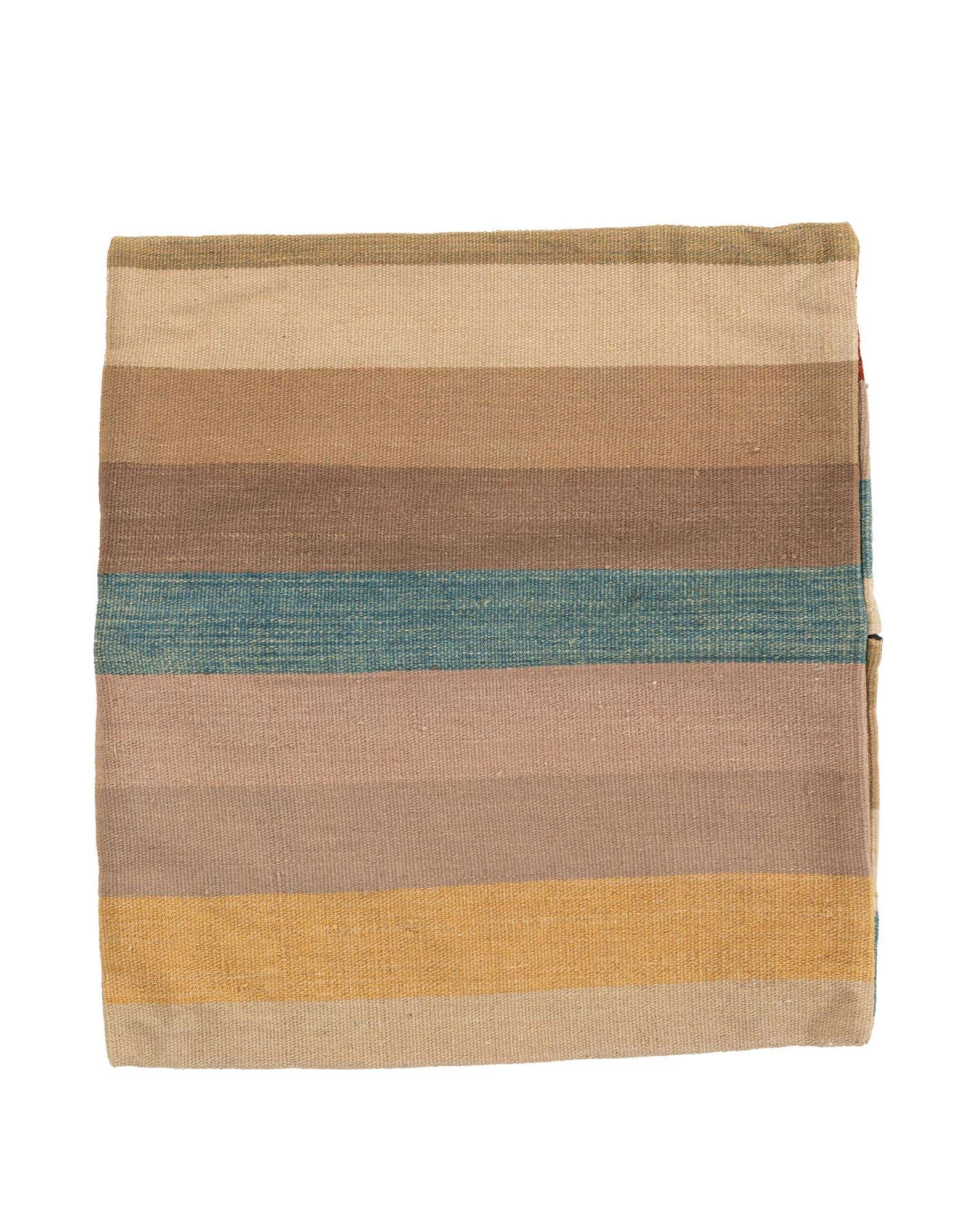 2' 3 x 2' 5 Hand Woven Pillow Wool Round Rug