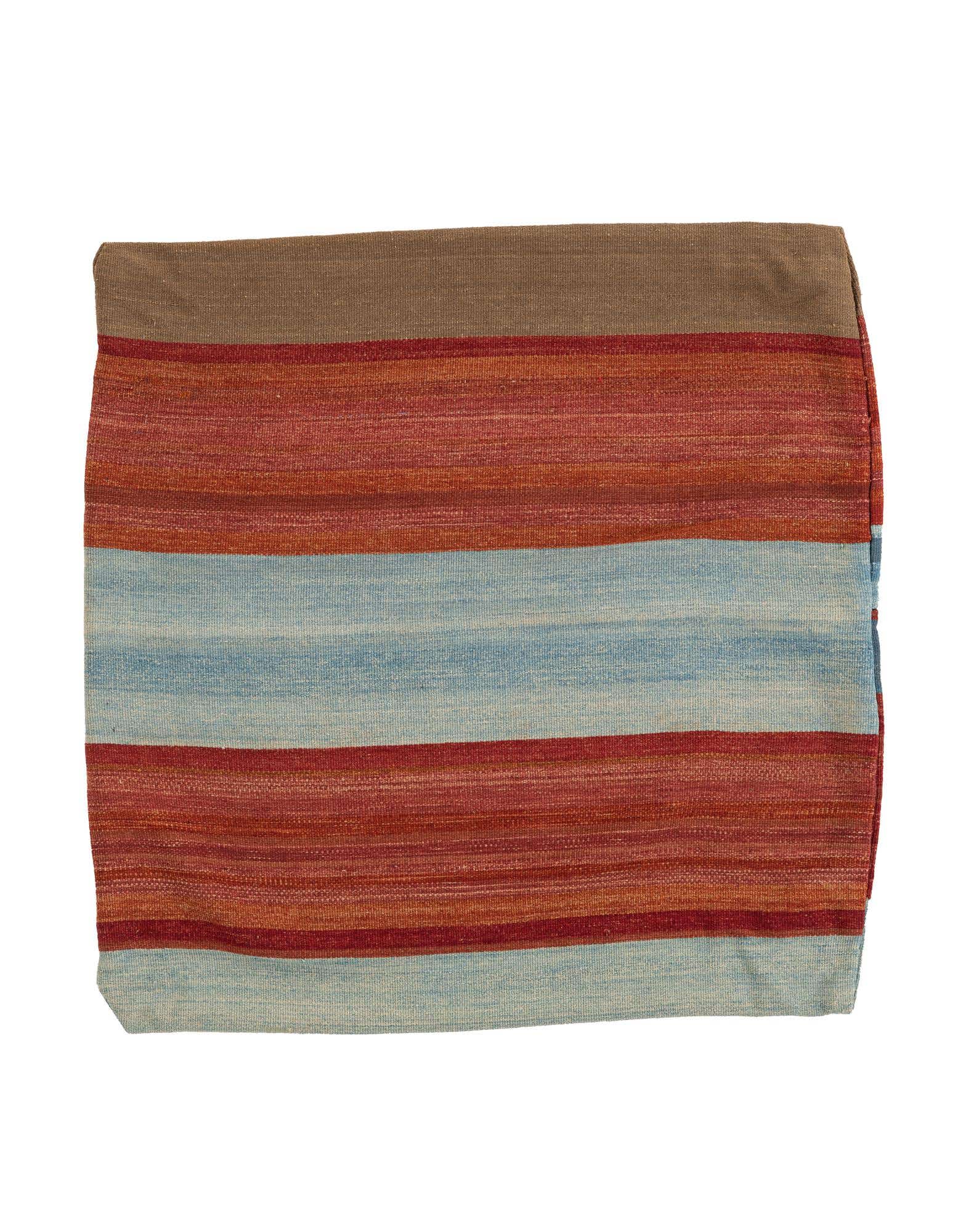 3' 2 x 3' 3 Hand Woven Pillow Wool Round Rug