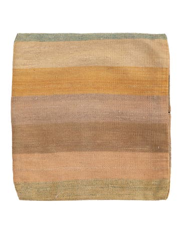 1' 5 x 1' 6 Hand Woven Pillow Wool Round Rug