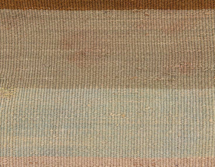 Detail image of 2' 5 x 2' 5 Hand Woven Pillow Wool Round Rug