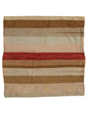 2' 5 x 2' 5 Hand Woven Pillow Wool Round Rug
