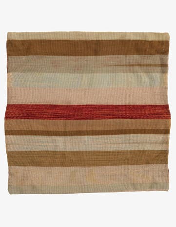 2' 5 x 2' 5 Hand Woven Pillow Wool Round Rug