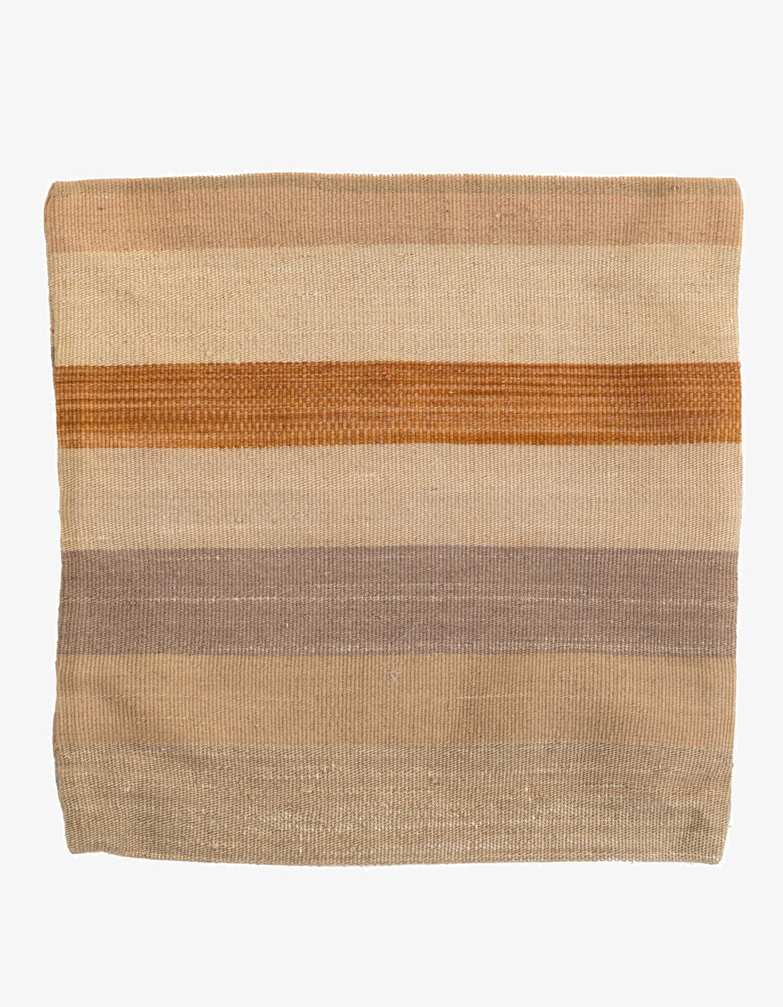 1' 6 x 1' 6  Hand Woven Pillow Wool Round Rug