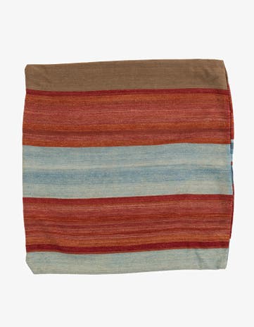 3' 2 x 3' 3 Hand Woven Pillow Wool Round Rug