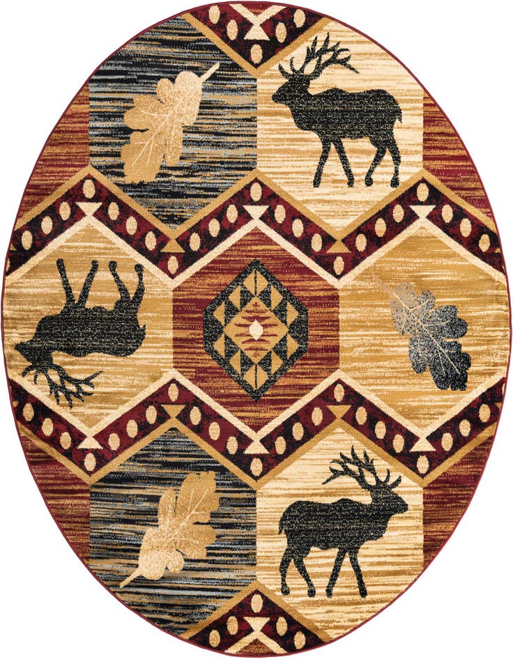 Detail image of 7' 10 x 7' 10 Pioneer Round Rug
