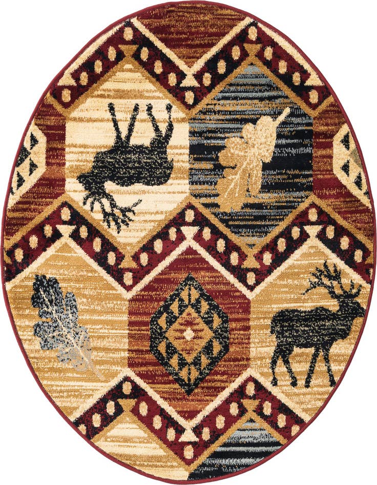 Detail image of 4' x 4' Pioneer Round Rug
