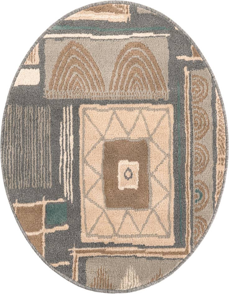 Detail image of 3' x 3' Safari Round Rug