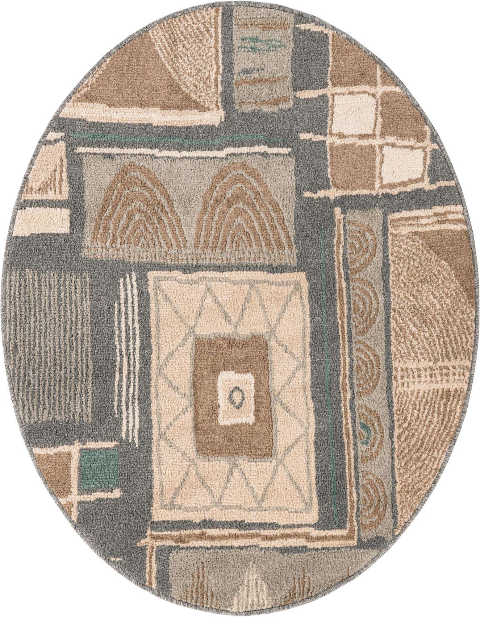4' x 4' Safari Round Rug