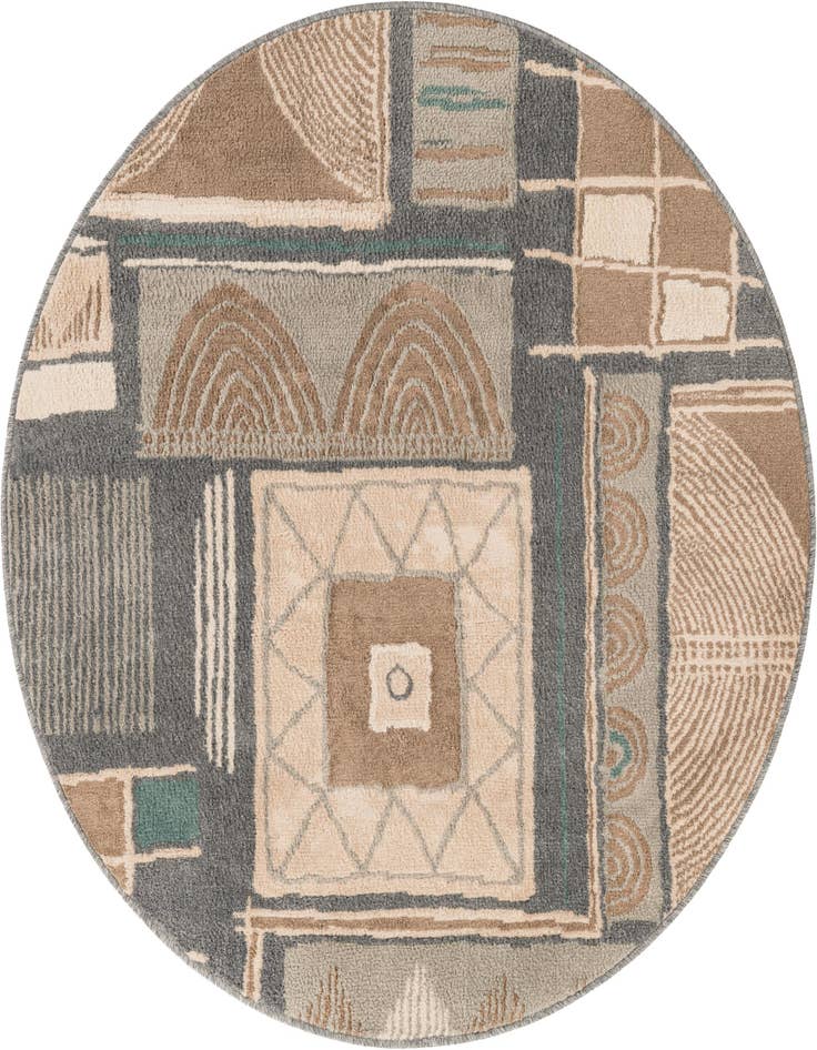 Detail image of 5' x 5' Safari Round Rug