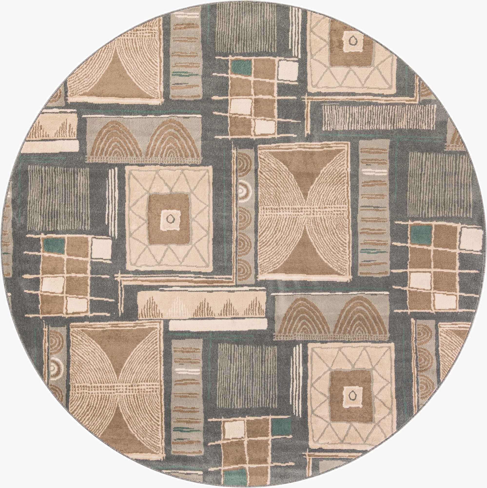 10' x 10' Safari Round Rug