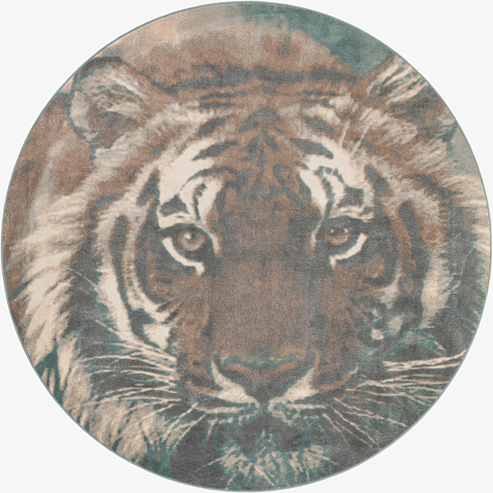 10' x 10' Safari Round Rug