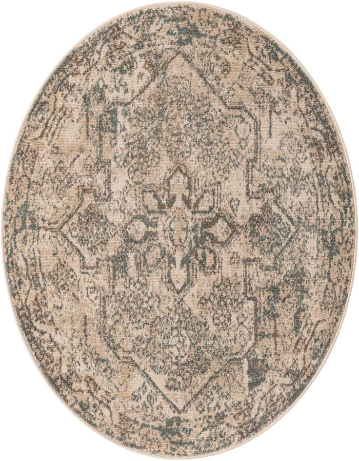 Detail image of 5' 3 x 5' 3 Sahara Round Rug