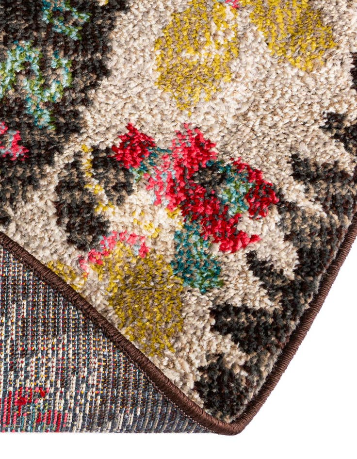 Detail image of 8' x 8'  Washable Santa Fe Round Rug