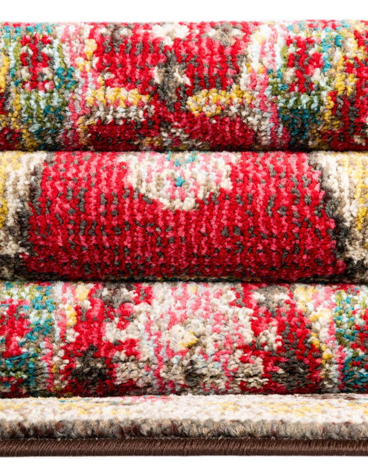 Detail image of 8' x 8'  Washable Santa Fe Round Rug