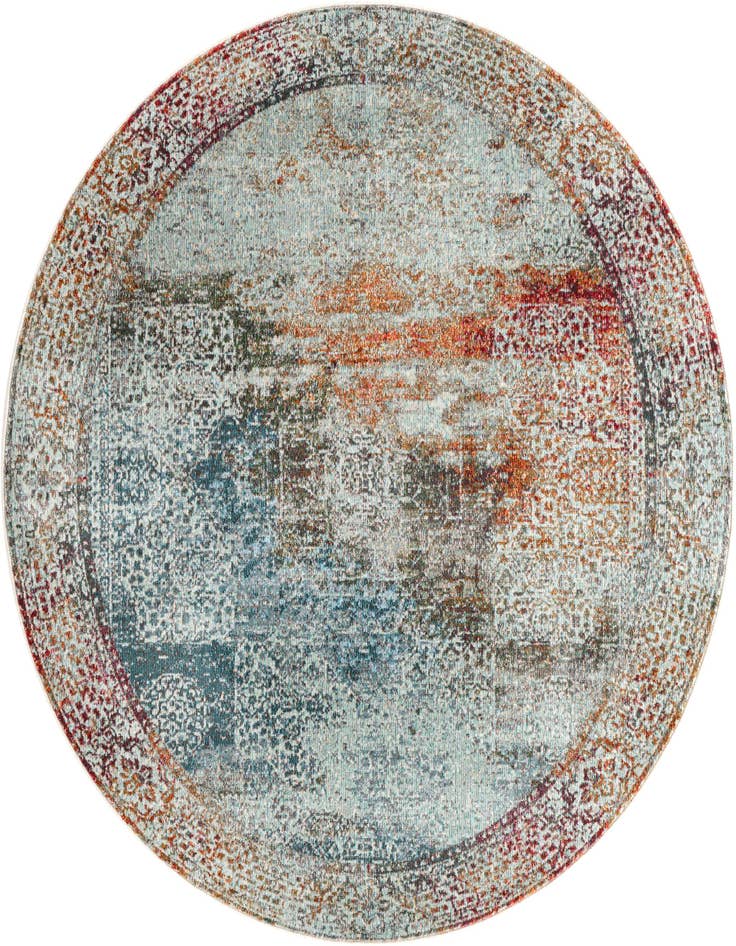 Detail image of 4' 3 x 4' 3 Santiago Round Rug