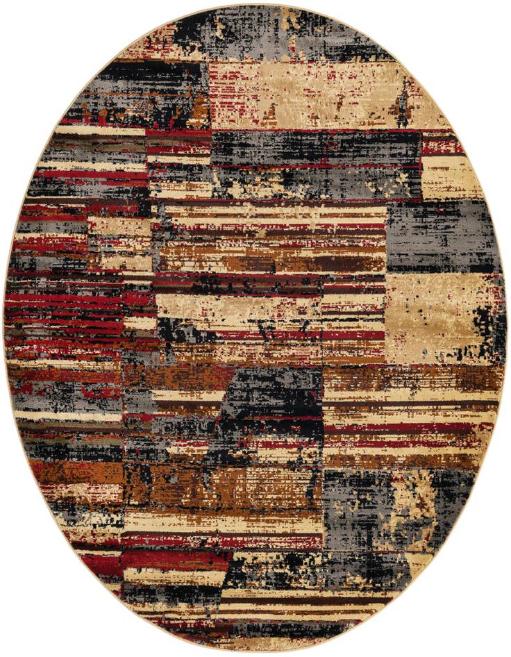 Detail image of 7' x 7' Saturn Round Rug