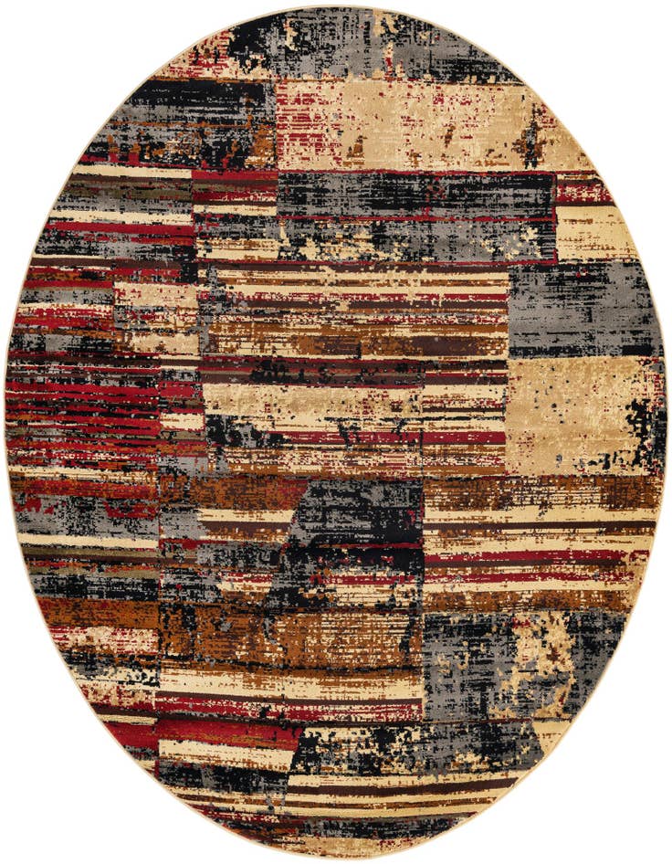 Detail image of 7' 10 x 7' 10 Saturn Round Rug