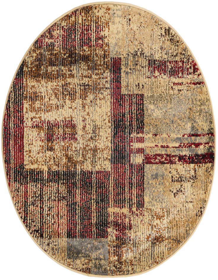 Detail image of 3' 3 x 3' 3 Saturn Round Rug