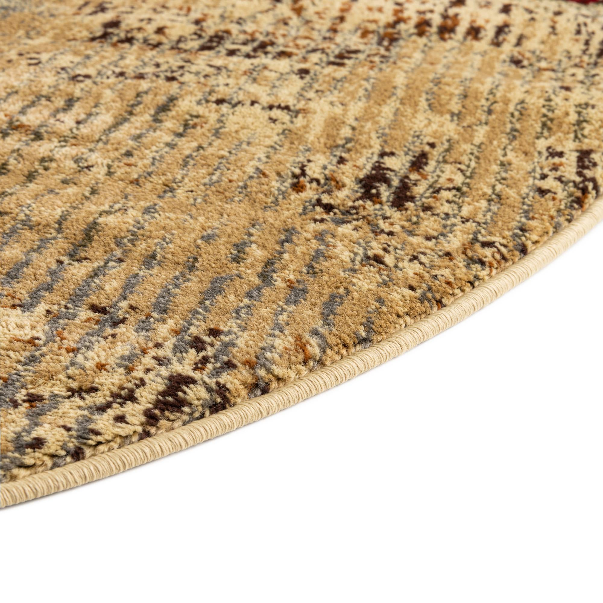 3' 3 x 3' 3 Saturn Round Rug