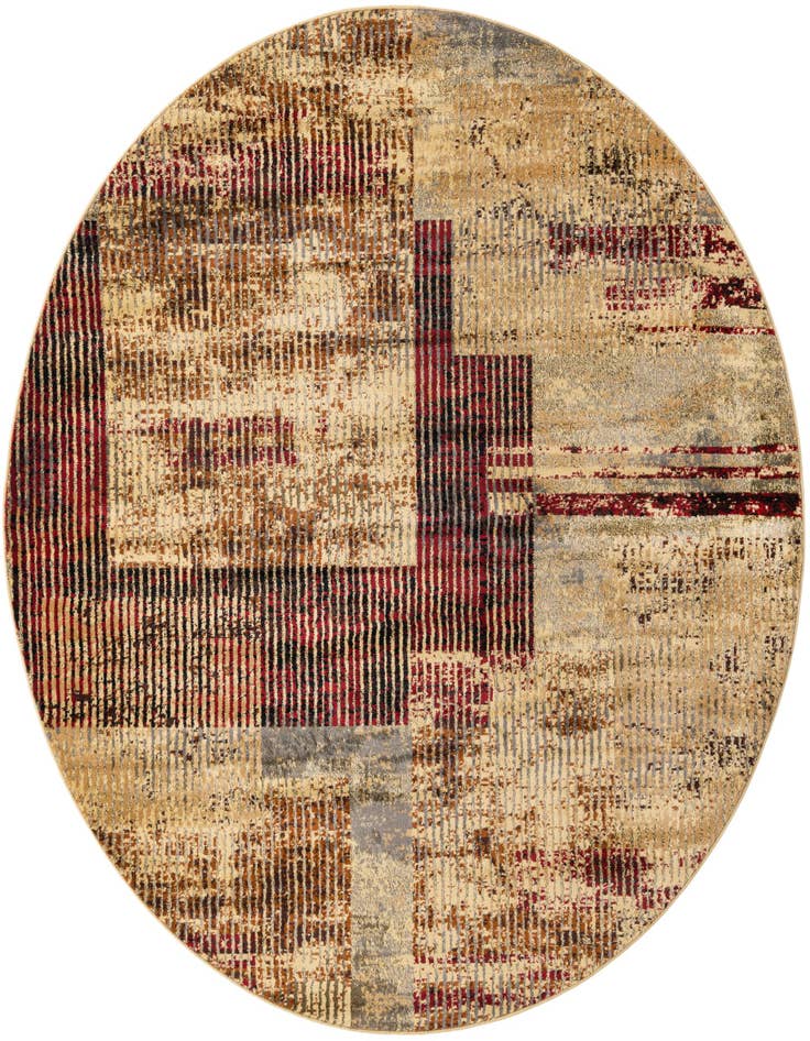 Detail image of 7' x 7' Saturn Round Rug