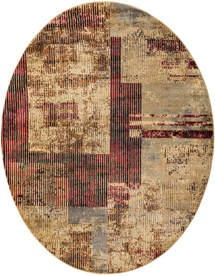 Detail image of 7' 10 x 7' 10 Saturn Round Rug