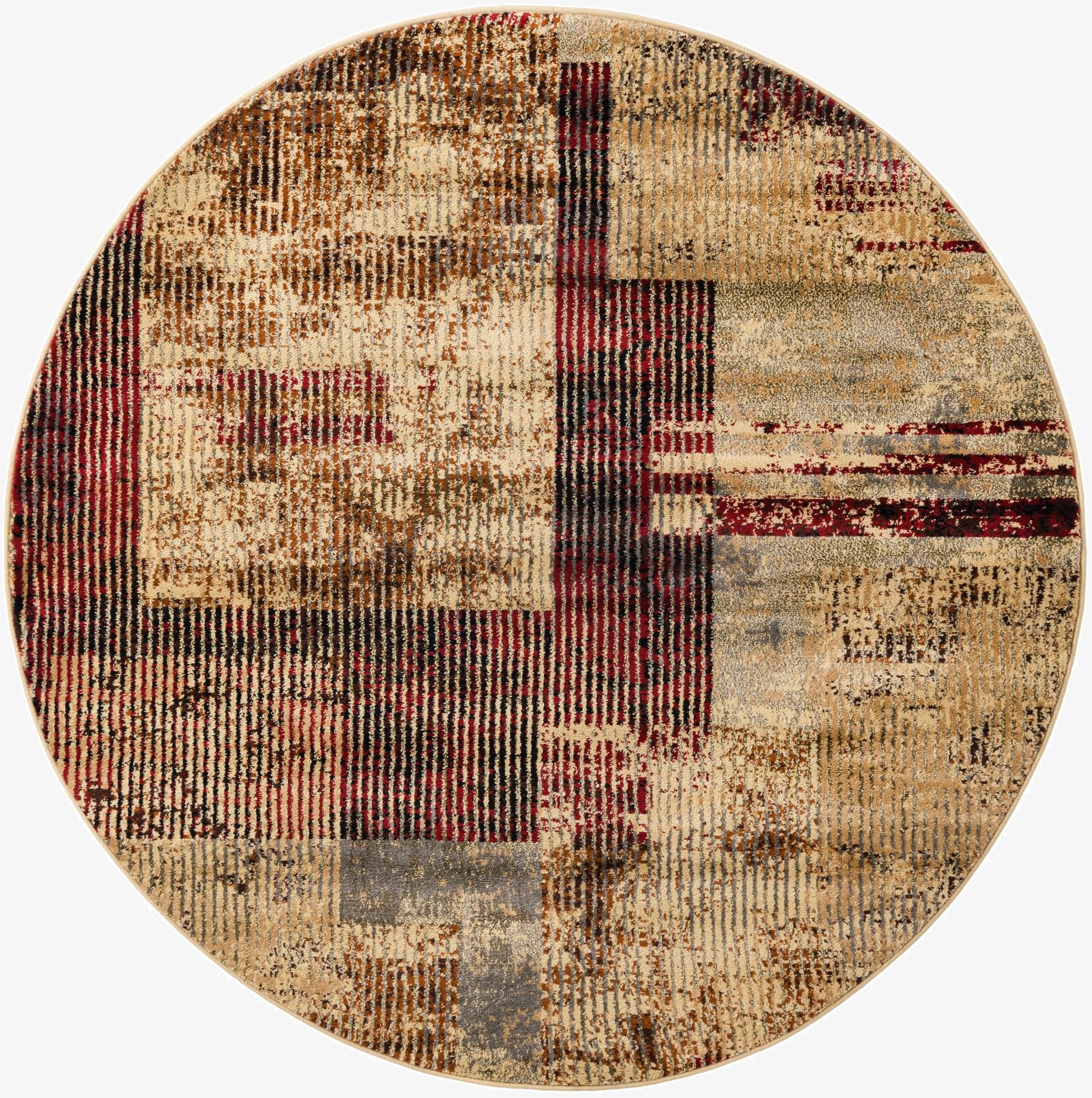 5' 3 x 5' 3 Saturn Round Rug