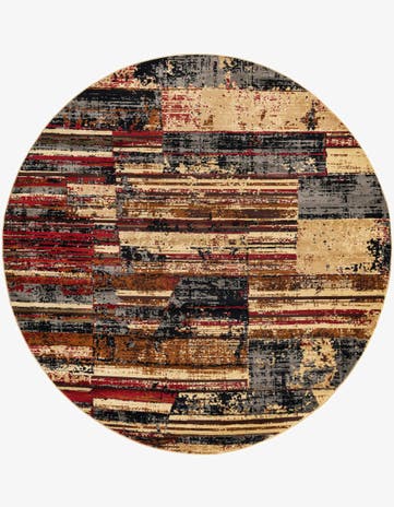 7' 10 x 7' 10 Saturn Round Rug