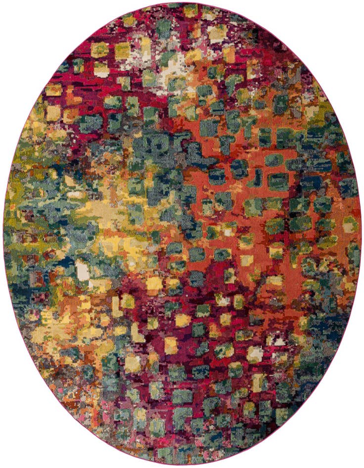 Detail image of 12' 2 x 12' 2 Washable Sevilla Round Rug