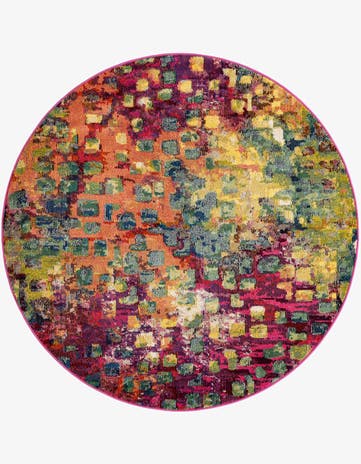 5' x 5' Washable Sevilla Round Rug