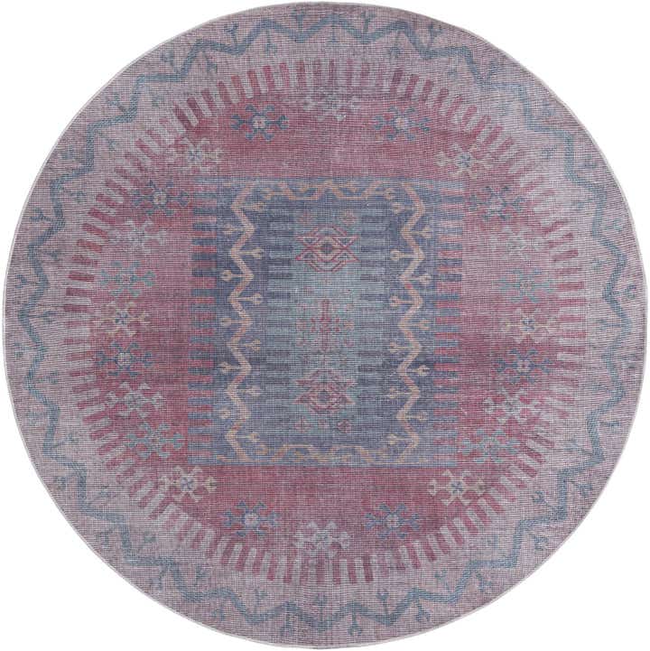 7' 10 x 7' 10 Washable Sisu Round Rug