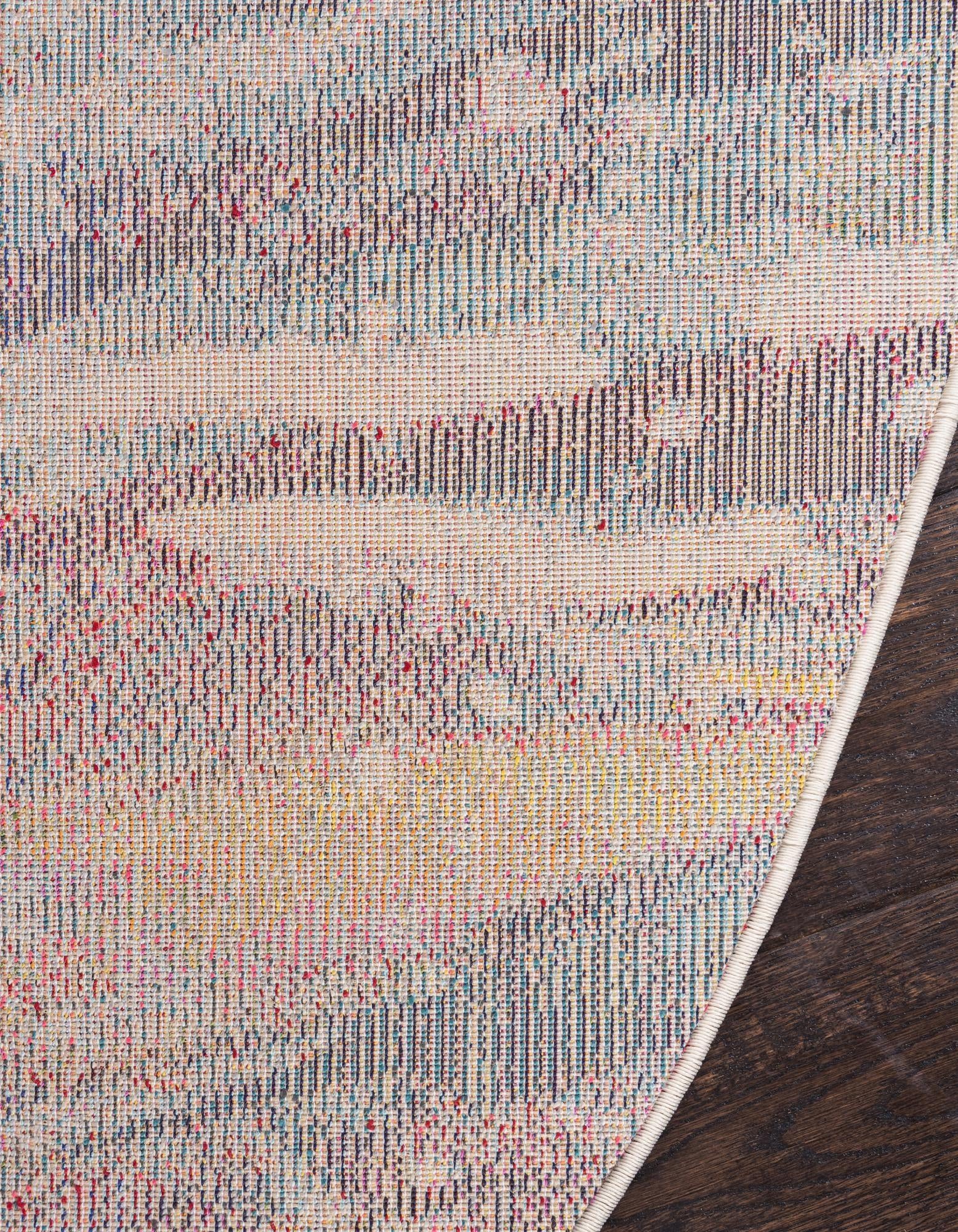 8' x 8' Washable Spectrum Round Rug